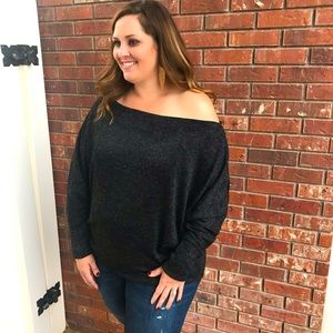 Off the shoulder sweater